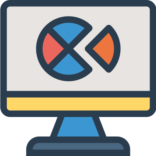 Analytics stats seo and web graphic icon