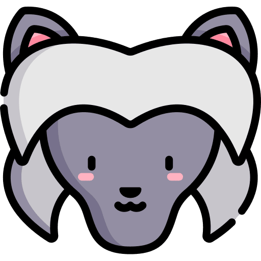 Chinese crested animal kingdom mammal pet icon