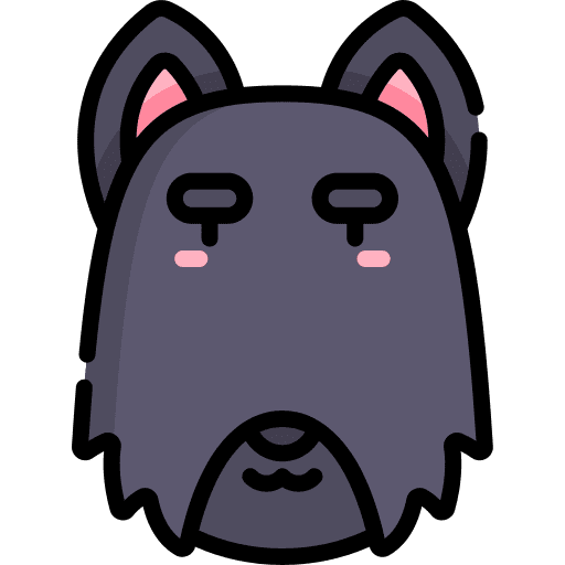 Scottish terrier dog pet animal kingdom icon