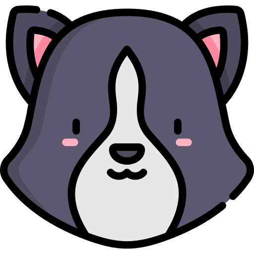 Border collie border collie dog mammal icon