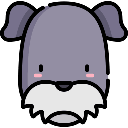Schnauzer mammal animals dog icon