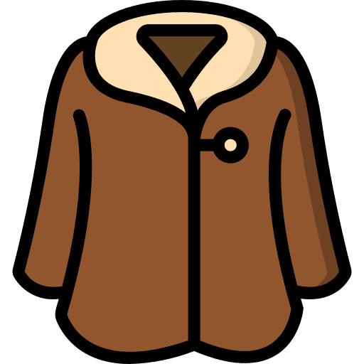 Coat fashion coat garment icon