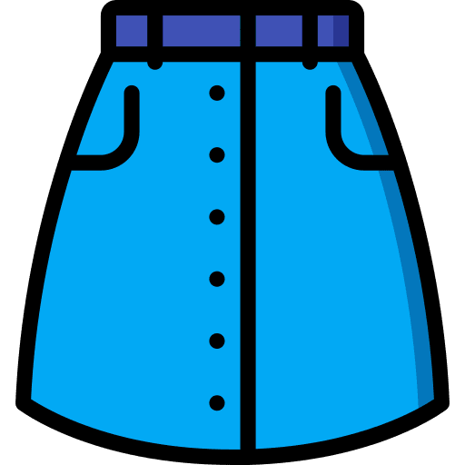 Skirt fashion skirt clothes icon