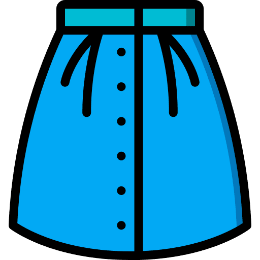 Skirt garment skirt clothes icon