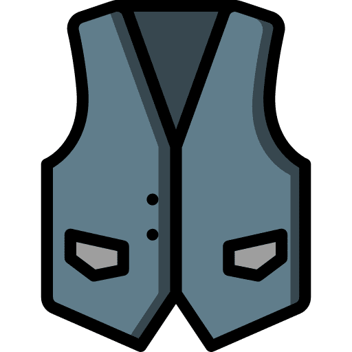 Waistcoat fashion clothes waistcoat icon
