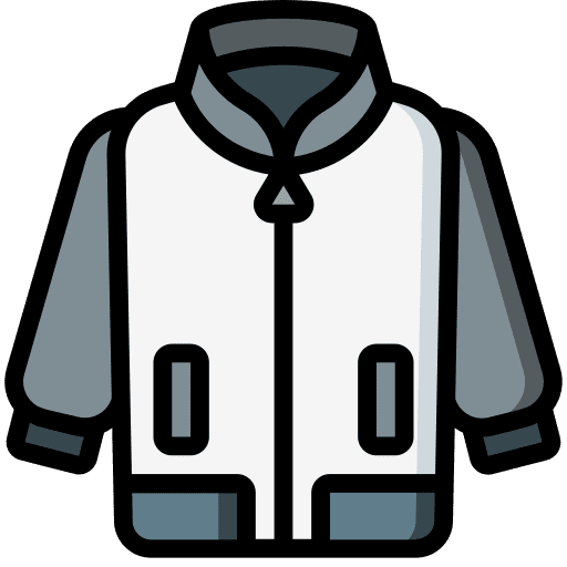 Jacket clothes garment jacket icon