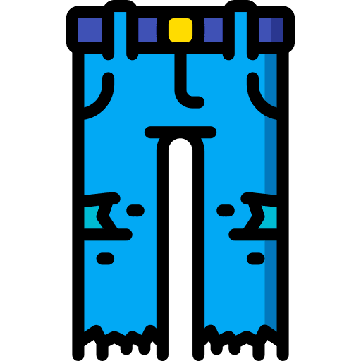 Jeans trousers garment jeans icon