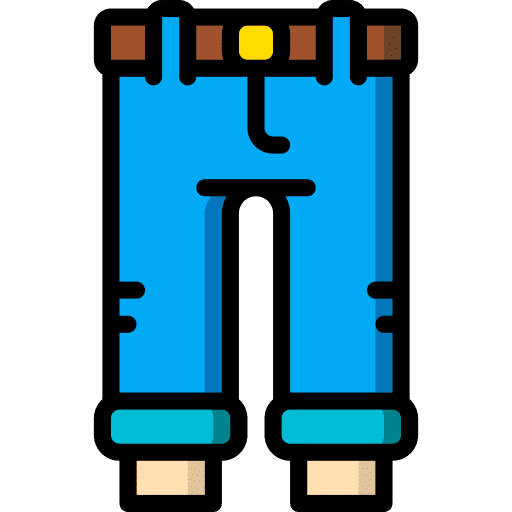 Jeans trousers jeans garment icon