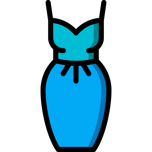 Dress clothes fashion garment icon