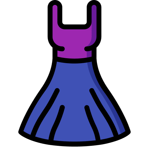 Dress clothes fashion garment icon