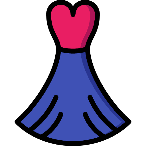 Dress fashion dress garment icon