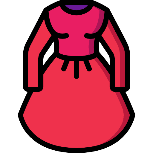 Dress garment clothes dress icon