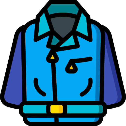 Jacket fashion jacket clothes icon