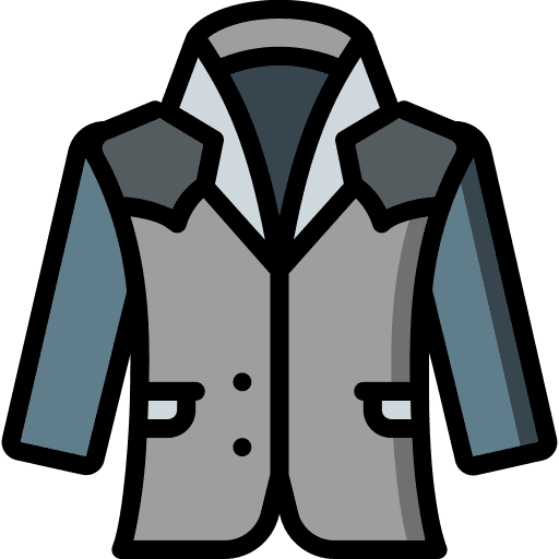 Jacket garment clothes jacket icon