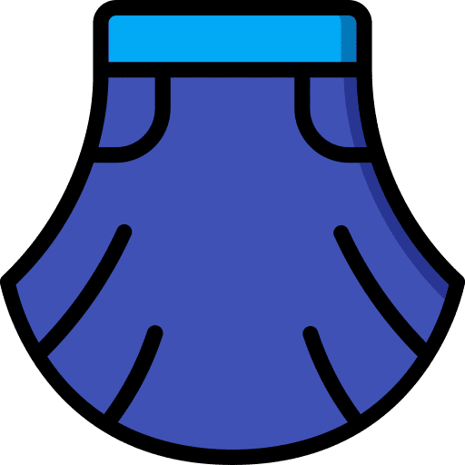 Skirt skirt clothes garment icon