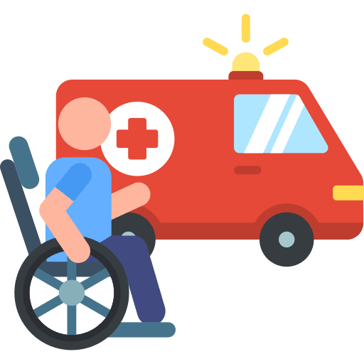 Assistance healthcare assistance ambulance icon