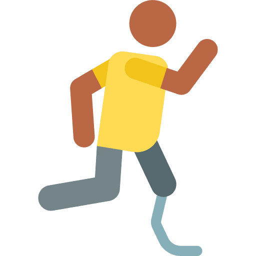 Runner people inclusive accessibility icon