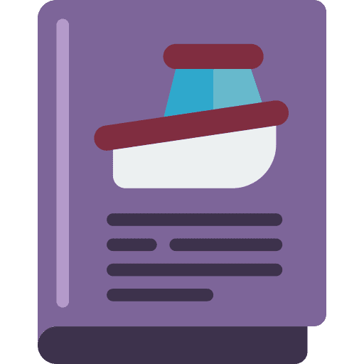 Book sea ship ocean icon