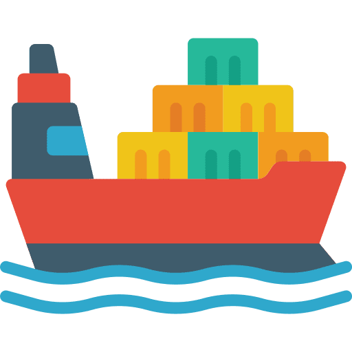 Ship marine ocean vessel icon