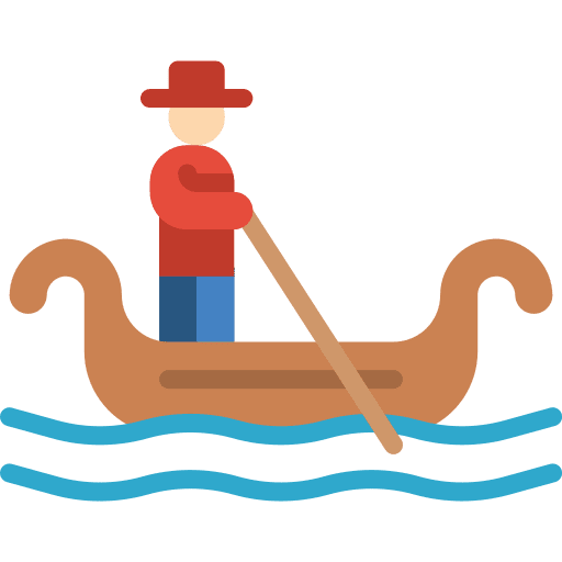 Venice marine ship ocean icon