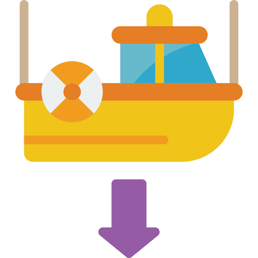 Lifeboat lifeboat transportation ship icon