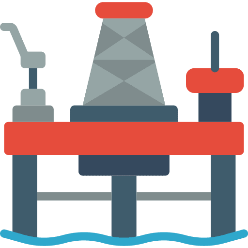 Oil ocean boat marine icon