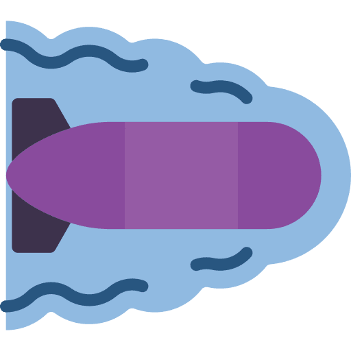 Weapon marine ship ocean icon