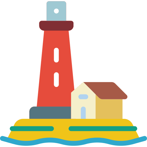 Building marine sea ship icon