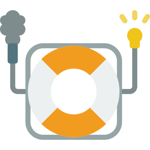 Life guard sailboat life guard security icon