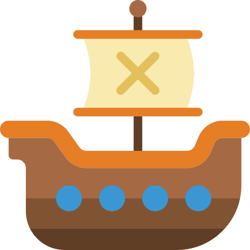 Pirates boat pirates ship icon
