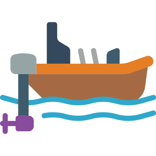 Dinghy miscellaneous ship transportation icon