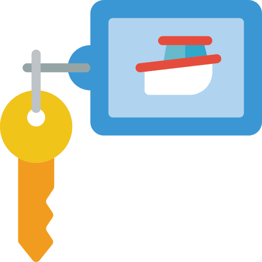 Keys boat sailboat ship icon