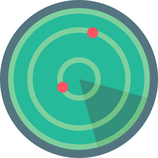 Location boat electronics ocean icon