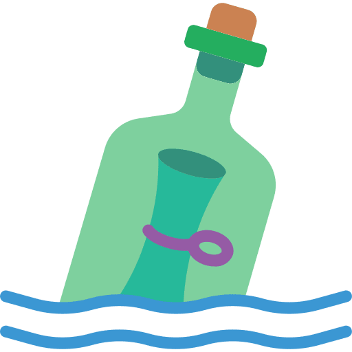 Message ocean sea boat icon