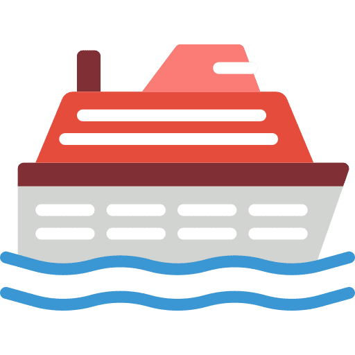 Ship boat ocean sailboat icon
