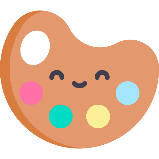 Palette artist art and design artistic icon