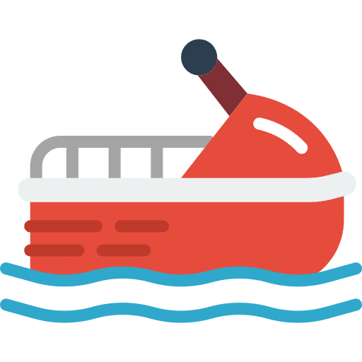 Vehicle transportation ship marine icon