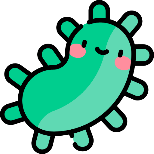 Bacteria infection disease virus icon