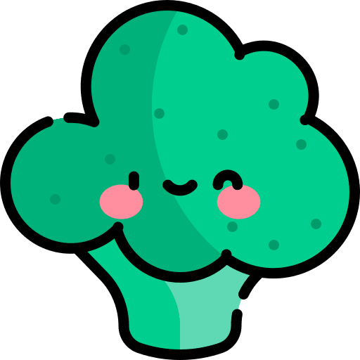 Broccoli healthy food vegan vegetarian icon