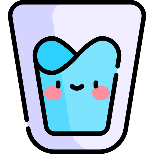 Glass of water glass water liquid icon