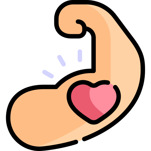 Muscle gym wellness muscle icon