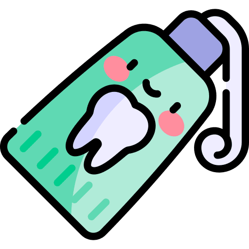 Toothpaste dental care hygiene dental hygiene icon