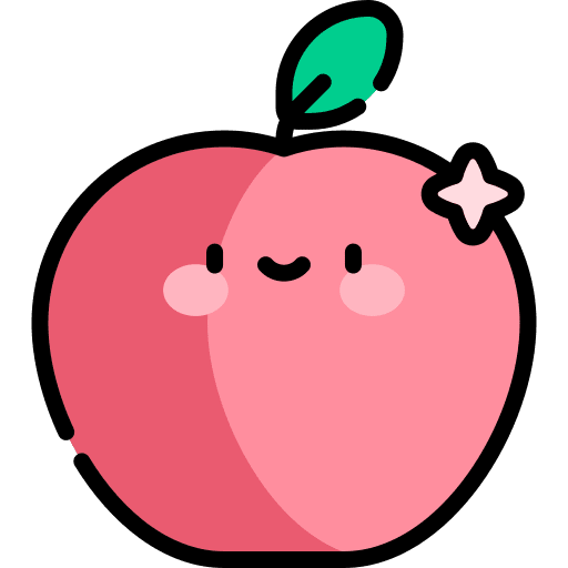 Apple vegetarian food and restaurant diet icon