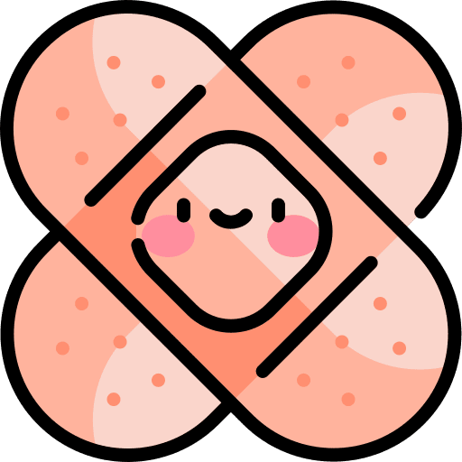 Bandage medical healing bandage icon