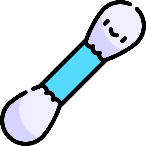Cotton swab cotton swab beauty salon grooming icon