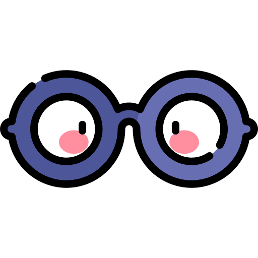 Eyeglasses optical reading glasses healthcare and medical icon