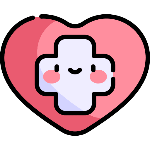 Healthcare heart cross healthcare icon