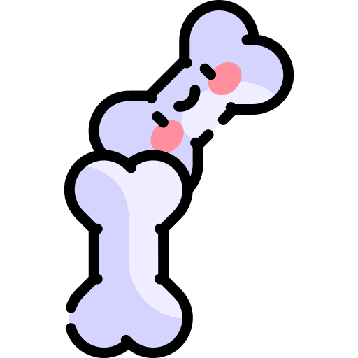 Bone body part anatomy healthcare and medical icon