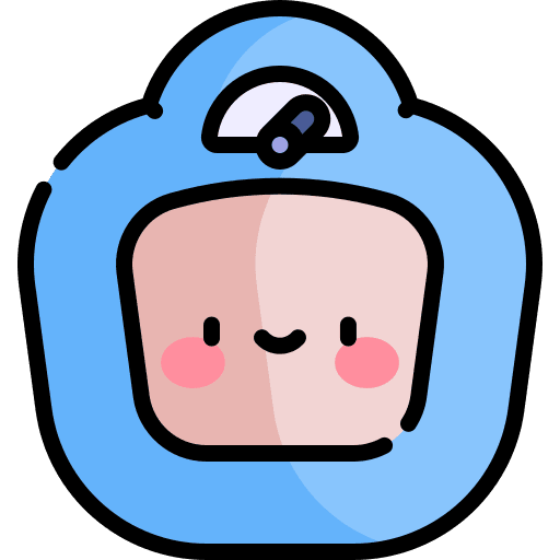 Scale electronics weight healthcare and medical icon