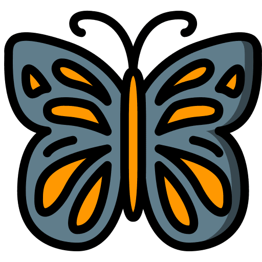 Butterfly insect entomology butterfly icon